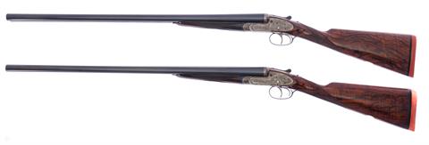 A pair of Sidelock-s/s shotguns J. Purdey & Sons - London  cal. 12/65 serial #22465 & 22466  category § C
