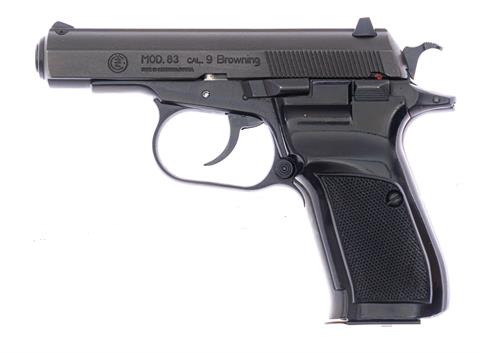 Pistol CZ 83  cal.  9 mm Browning #33230 §B +ACC
