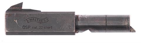 Interchangeable barrel Walther OSP cal. 22 long rifle #A047 § B (S141917)