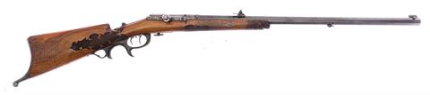 single shot target rifle K. Rondthaler in Heinrichs B/Suhl presumably cal. 10.5 mm #3011 § C (V 77)