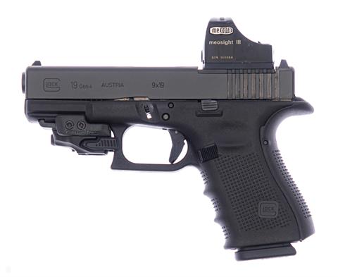 pistol Glock 19 Gen4 cal. 9 mm Luger #BCAB186 § B (W 2875)