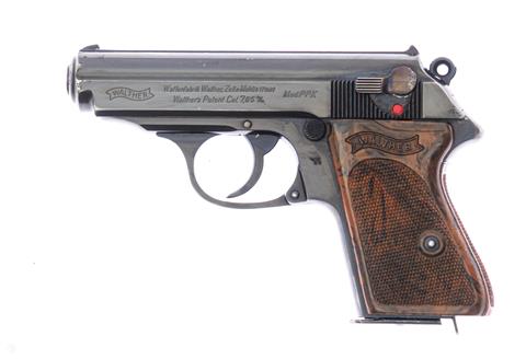 Pistol Walther PPK production Zella-Mehlis German police Cal. 7,65 Browning #200629K § B (W 3590-22)
