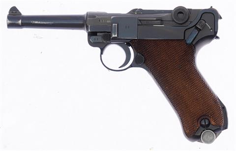 Pistole Parabellum P08 Mauserwerke Kal. 9 mm Luger #6950t § B +ACC