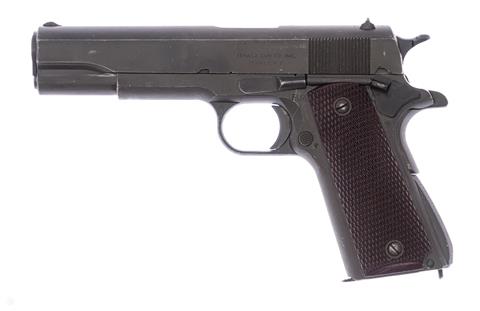 Pistole Colt Government Mod. 1911A1 Fertigung Ithaca mit Anschlagschaft Kal. 45 Auto #887434 § B + ACC