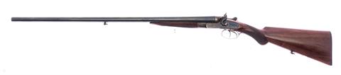 Hammer-s/s shotgun Brown Bro's London probably cal. 16/65? #without §C (V96)