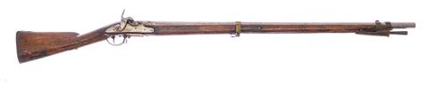 Percussion musket Bavaria? M1818/42 cal. 18 mm #without number § free from 18 ***
