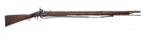 Percussion rifle type Brown-Bess cal. 18.5 mm #without number § free from 18 ***