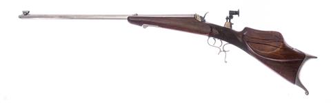 Scheibenbüchse Adolf Hütl - Wien   Kal. vermutllich 22 long rifle #ohne § C