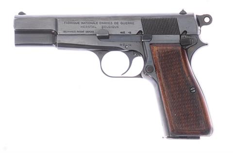 Pistole FN-Browning M35 High Power Gendarmerie Kal. 9 mm Luger #E08854 § B +ACC