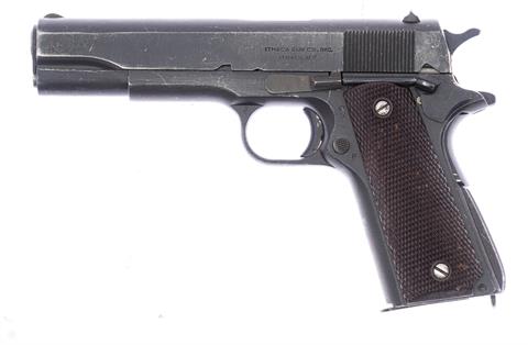 Pistole Colt Government 1911A1 Fertigung Ithaca Kal. 45 Auto #2294921 § B (W835-23)