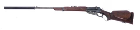 Lever action rifle Winchester Mod. 1895 Cal. 7.62x53R? #362999 & suppressor #without number§ C (A)