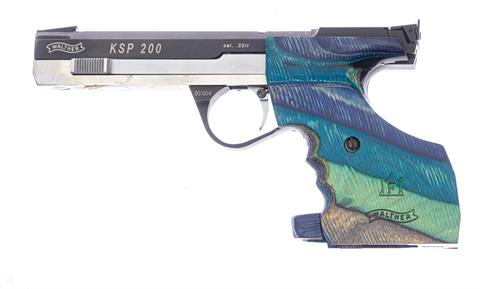 Pistole Walther KSP 200  Kal. 22 long rifle #001958 § B +ACC (S 224016)