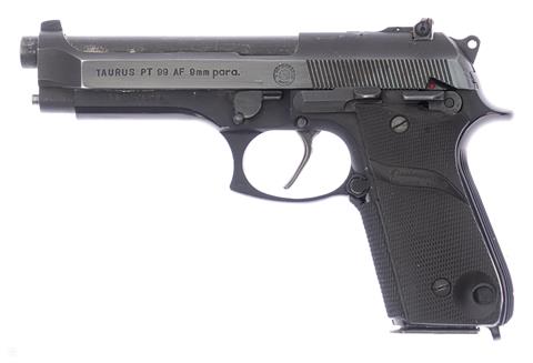 Pistol Taurus PT99 Cal. 9 mm Luger #THL57584 with interchangeable barrel § B +ACC