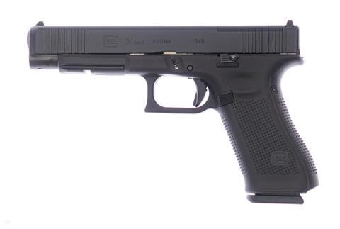 Pistol Glock 34 gen5 MOS Cal. 9 mm Luger #BZAA735 § B + ACC ***